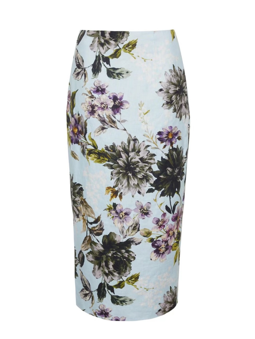 NWT Cara Cara Sienna Skirt Color: margaux bloom blue